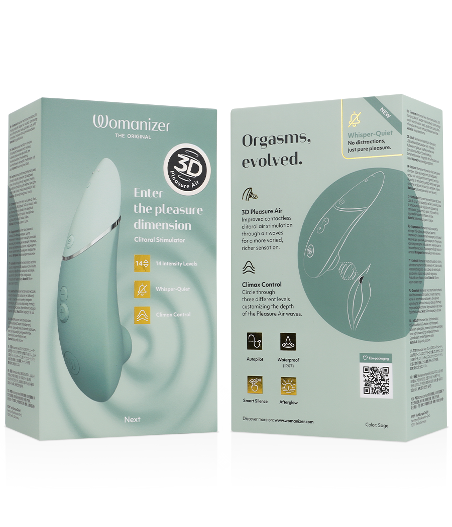 WOMANIZER - NEXT CLITORIAL STIMULATOR SAGE