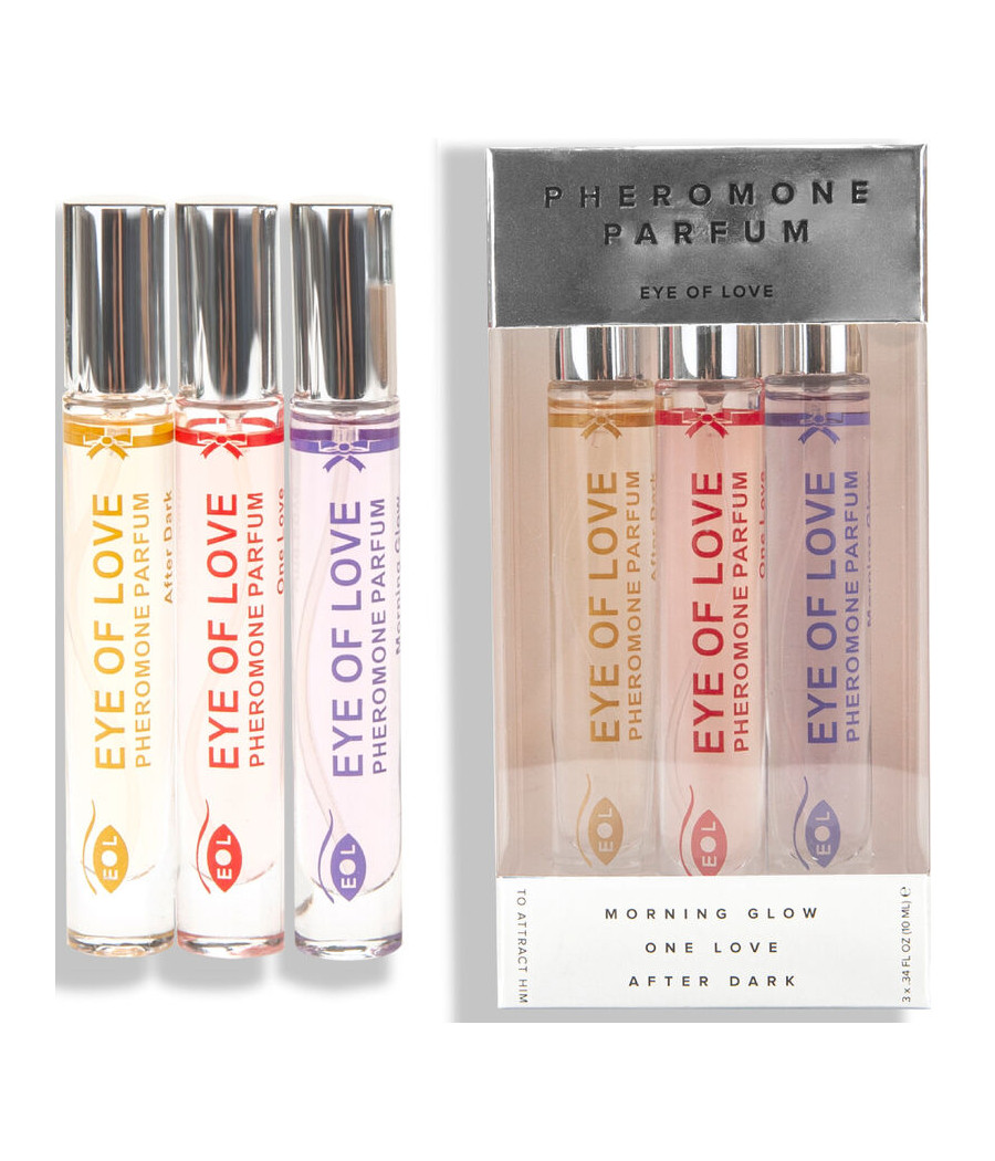 EYE OF LOVE - EOL PHR PERFUME 10 ML SET/3 - MORNING GLOW, ONE LOVE, AFTER DARK