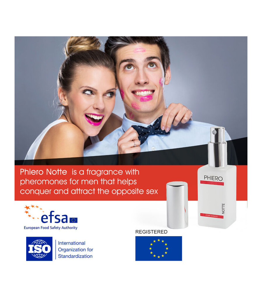 500 COSMETICS - PERFUME DE PHIERO NOTTE COM FEROMONAS PARA HOMENS