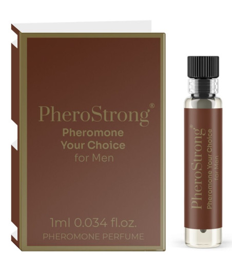 PHEROSTRONG - PHEROMONE PERFUME YOUR CHOICE FOR MEN 1 ML
