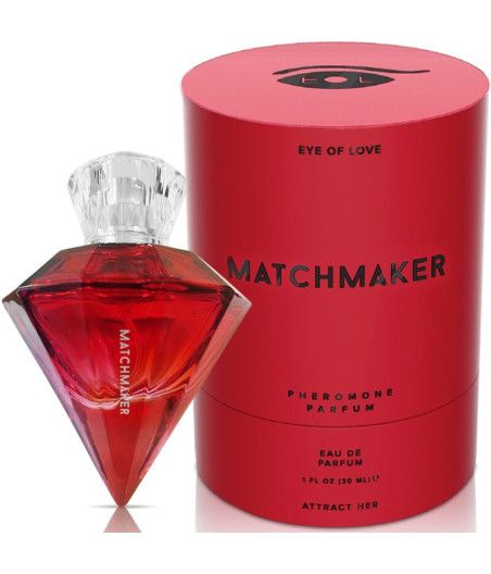 OLHO DE AMOR - MATCHMAKER RED DIAMOND LGBTQ PERFUME FEROMONES PARA ELA 30 ML
