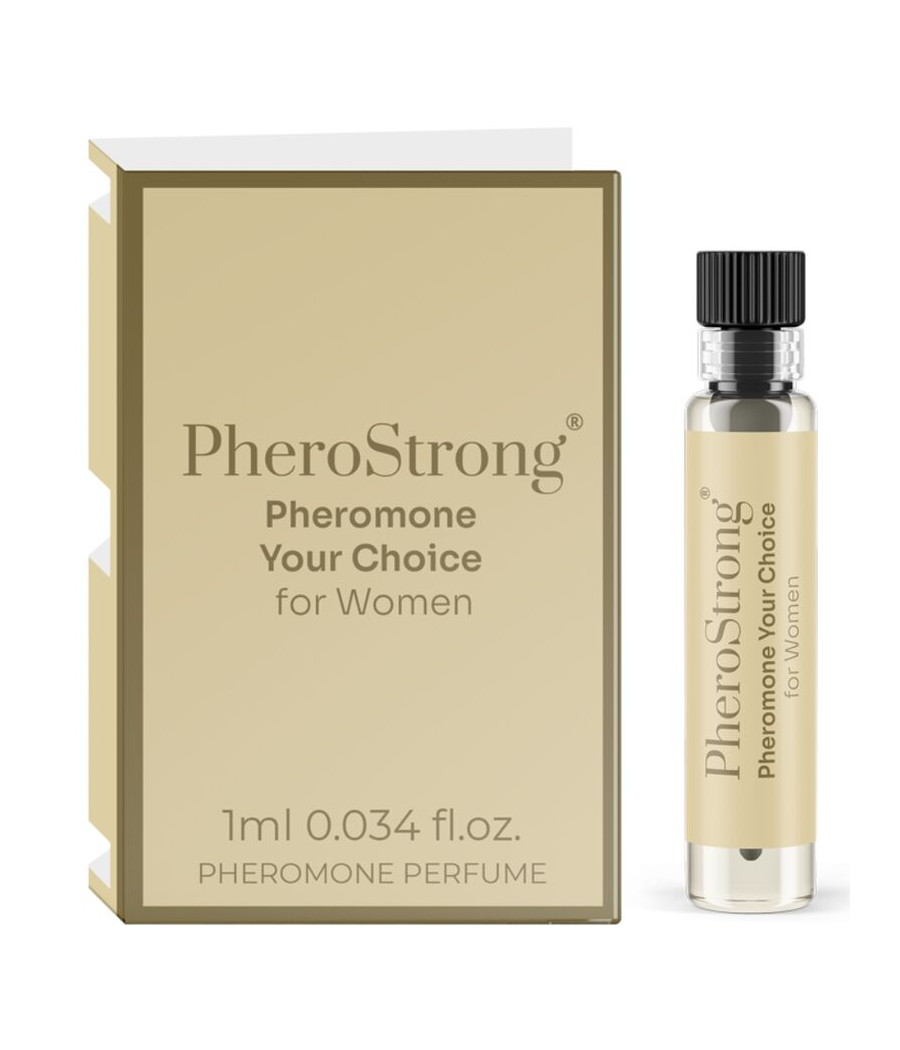 PHEROSTRONG - PERFUME DE FEROMONAS SUA ESCOLHA PARA MULHERES 1 ML