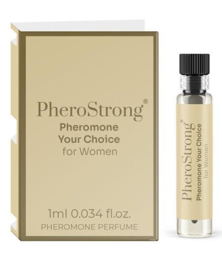 PHEROSTRONG - PROFUMO AI FEROMONI LA TUA SCELTA PER DONNA 1 ML