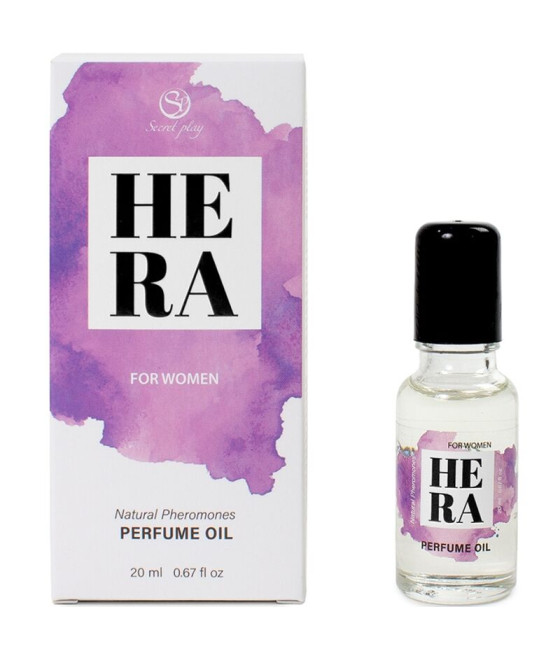 SECRETPLAY - HERA PARFUM NATUREL PHÉROMONES EN HUILE POUR FEMME 20 ML