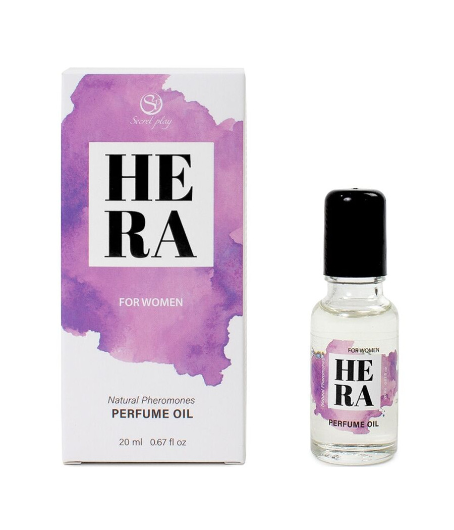 SECRETPLAY - HERA PARFUM NATUREL PHÉROMONES EN HUILE POUR FEMME 20 ML