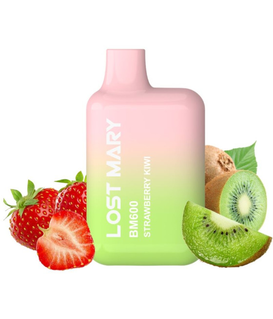 LOST MARY - BM600 NICOTINE VAPER 2% DISPOSABLE STRAWBERRY KIWI