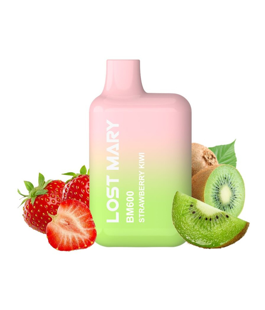 LOST MARY - BM600 NICOTINE VAPER 2% DISPOSABLE STRAWBERRY KIWI