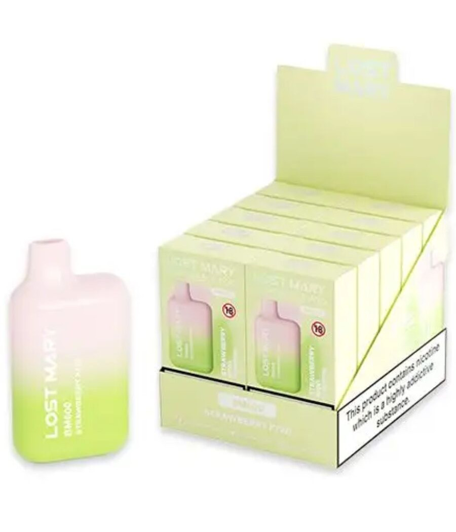 LOST MARY - BM600 NICOTINE VAPER 2% DISPOSABLE STRAWBERRY KIWI