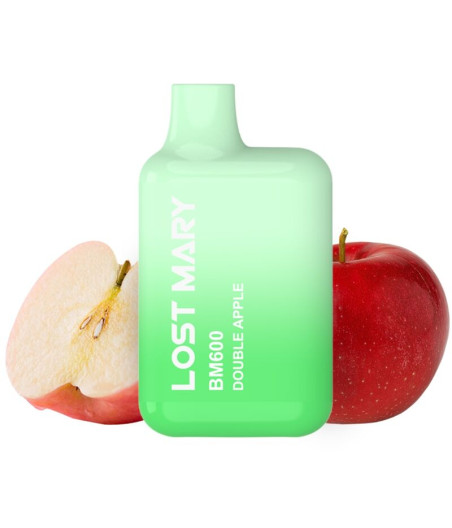LOST MARY - BM600 NICOTINE VAPER 2% EINWEG DOPPELTER APFEL