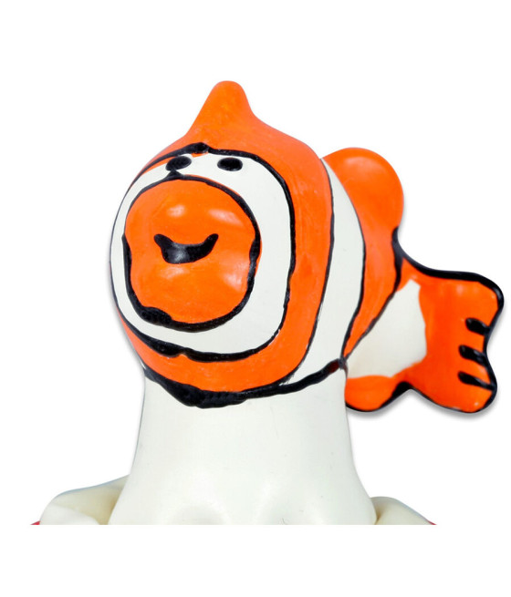 CONDOMERIE - PRESERVATIVOS NOVIDADES PINTADOS À MÃO PEIXE LARANJA