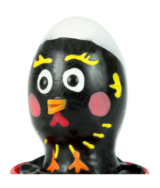 CONDOMERIE - HANDPAINTED NOVELTY CONDOMS CHICKEN BLACK