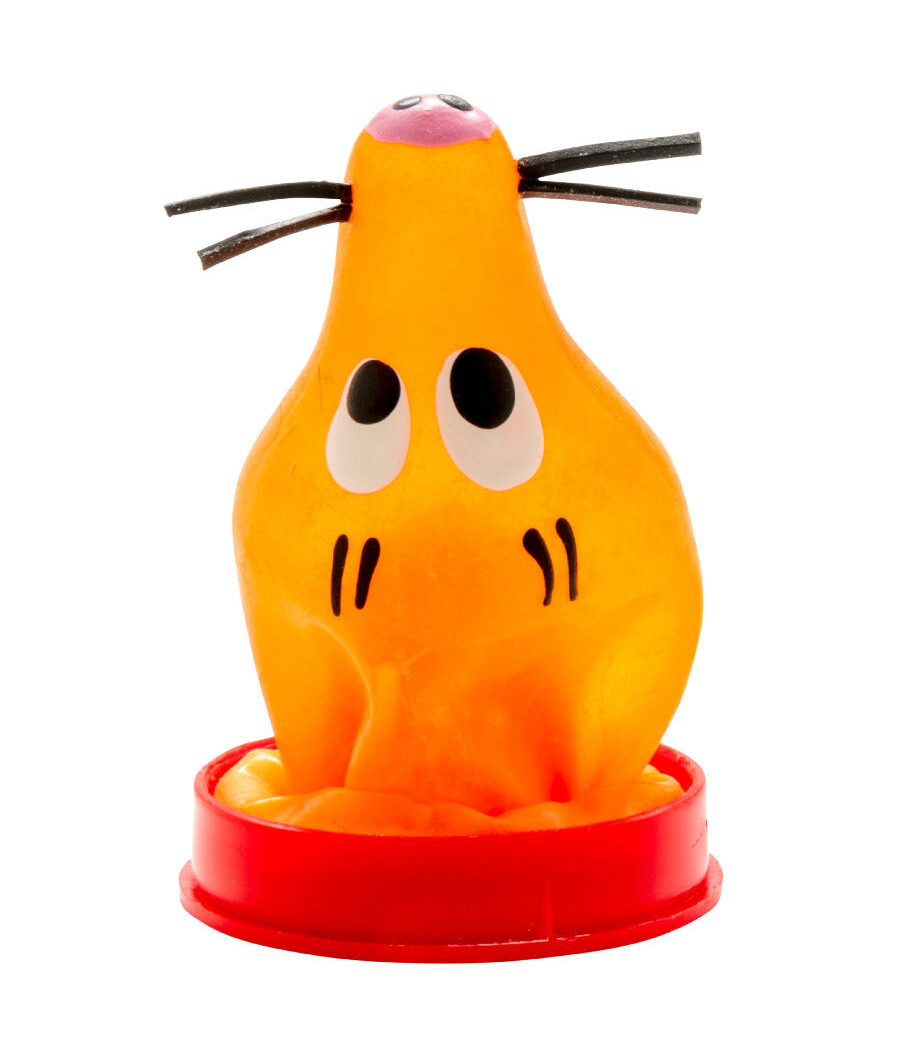 CONDOMERIE - HANDPAINTED NOVELTY CONDOMS FOX GLUED