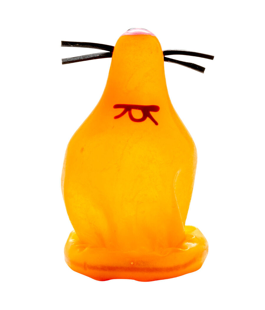 CONDOMERIE - PRESERVATIVI NOVITÀ DIPINTI A MANO FOX INCOLLATI