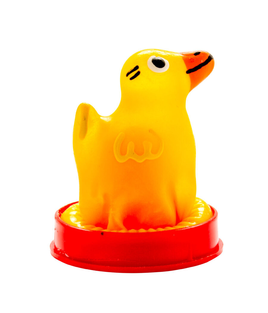 CONDOMERIE - PRESERVATIVO DECORATIVO PINTADO A MANO PATO