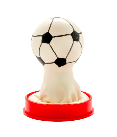 CONDOMERIE - PRÉSERVATIFS FANTAISIE PEINTS À LA MAIN FOOTBALL