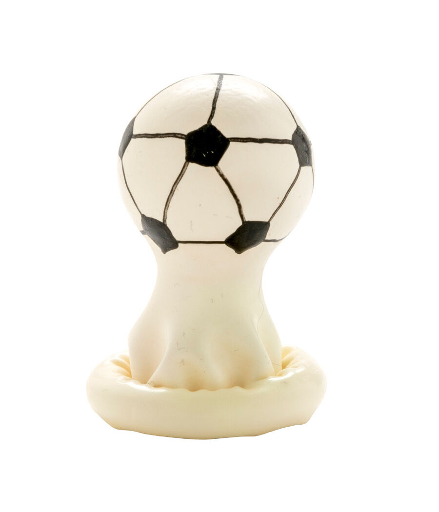 CONDOMERIE - HANDPAINTED NOVELTY CONDOMS FOOTBALL