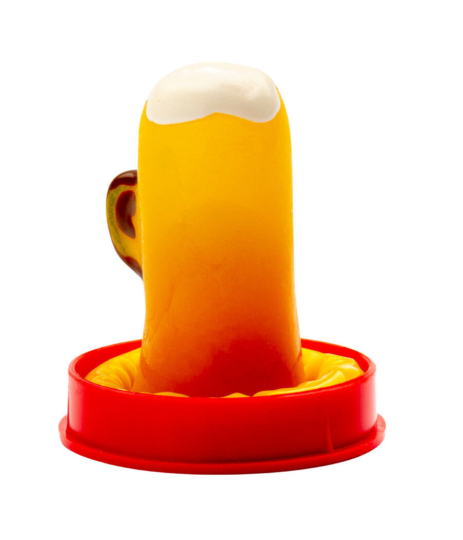 CONDOMERIE - HANDBEMALTE NEUHEITSKONDOME EIN GLAS BIER