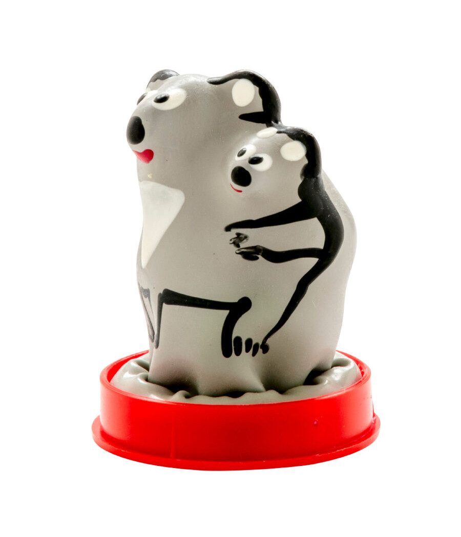 CONDOMERIE - PRÉSERVATIFS FANTAISIE PEINTS À LA MAIN KOALA + YOUNG