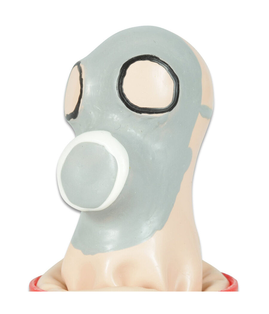 CONDOMERIE - PRÉSERVATIFS FANTAISIE PEINTS À LA MAIN MASQUE À GAZ