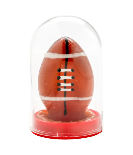 CONDOMERIE - HANDBEMALTE NEUHEITSKONDOME RUGBYBALL