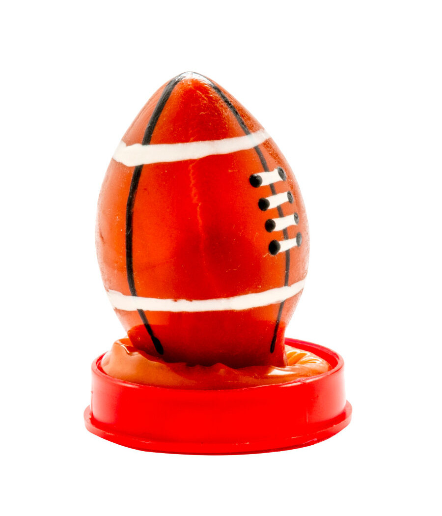 CONDOMERIE - PRÉSERVATIFS FANTAISIE PEINTS À LA MAIN BALLON DE RUGBY