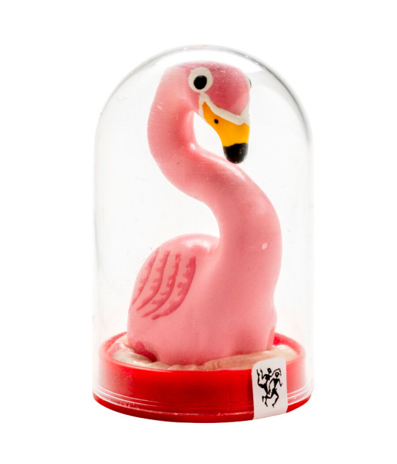 CONDOMERIE - PRÉSERVATIFS FANTAISIE PEINTS À LA MAIN ROSE FLAMANT
