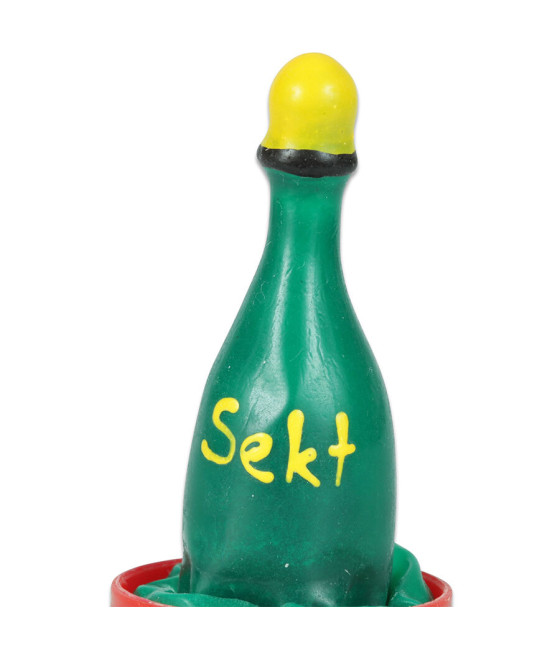 CONDOMERIE - PRÉSERVATIFS FANTAISIE PEINTS À LA MAIN CHAMPAGNE