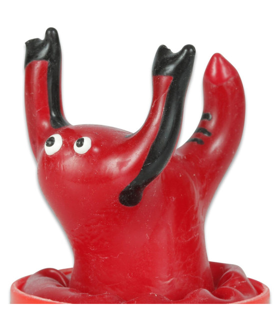 CONDOMERIE - PRÉSERVATIFS FANTAISIE PEINTS À LA MAIN ROUGE SCORPION