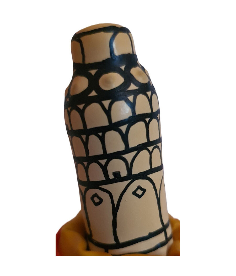 CONDOMERIE - PRESERVATIVO DECORATIVO PINTADO A MANO TORRE DE PISA