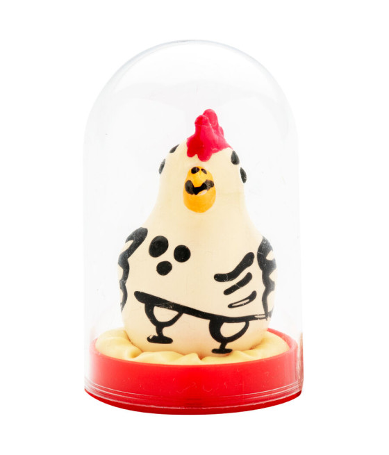 CONDOMERIE - PRÉSERVATIFS FANTAISIE PEINTS À LA MAIN COQ COCKY