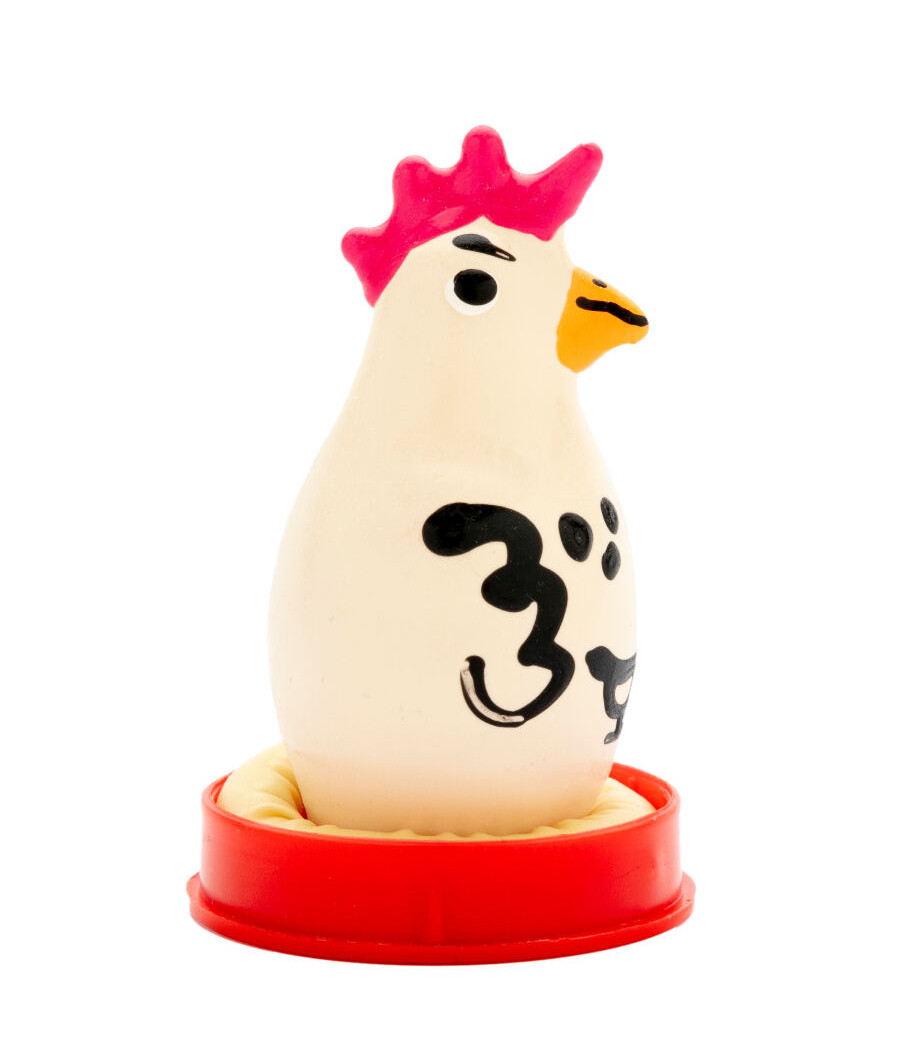 CONDOMERIE - PRESERVATIVOS NOVIDADES PINTADOS À MÃO COCKY ROOSTER