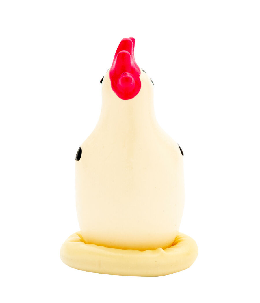 CONDOMERIE - PRESERVATIVI NOVITÀ DIPINTI A MANO COCKY ROOSTER