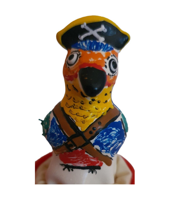 CONDOMERIE - PRÉSERVATIFS FANTAISIE PEINTS À LA MAIN CAPTAIN PARROT