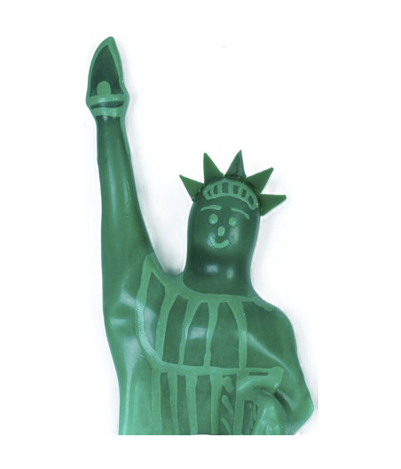 CONDOMERIE - PRESERVATIVOS NOVIDADES PINTADOS À MÃO ESTÁTUA DA LIBERDADE MODELO XL