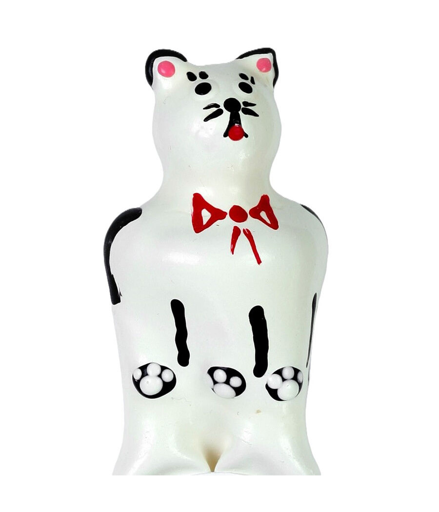 CONDOMERIE - PRESERVATIVO DECORATIVO PINTADO A MANO GATO MODELO XL