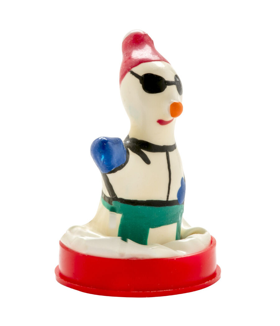 CONDOMERIE - HANDPAINTED NOVELTY CONDOMS SNOWBOARDER XL