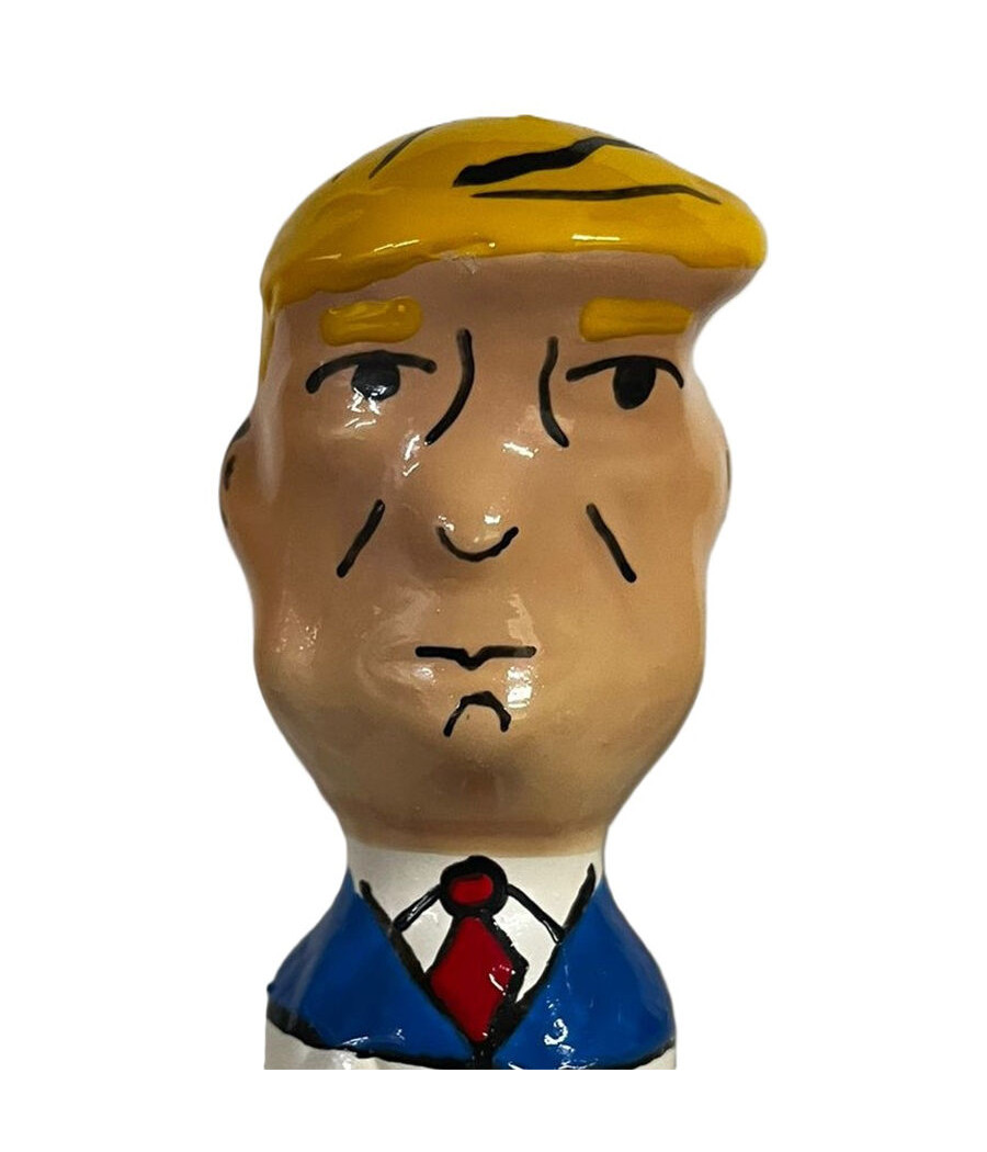 CONDOMERIE - HANDPAINTED NOVELTY CONDOMS GRUMPY TRUMP XL