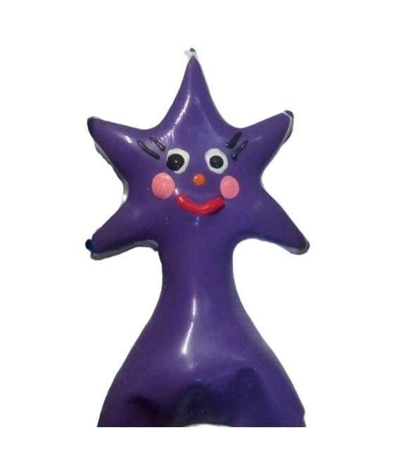 CONDOMERIE - HANDPAINTED NOVELTY CONDOMS HAPPY STAR XL