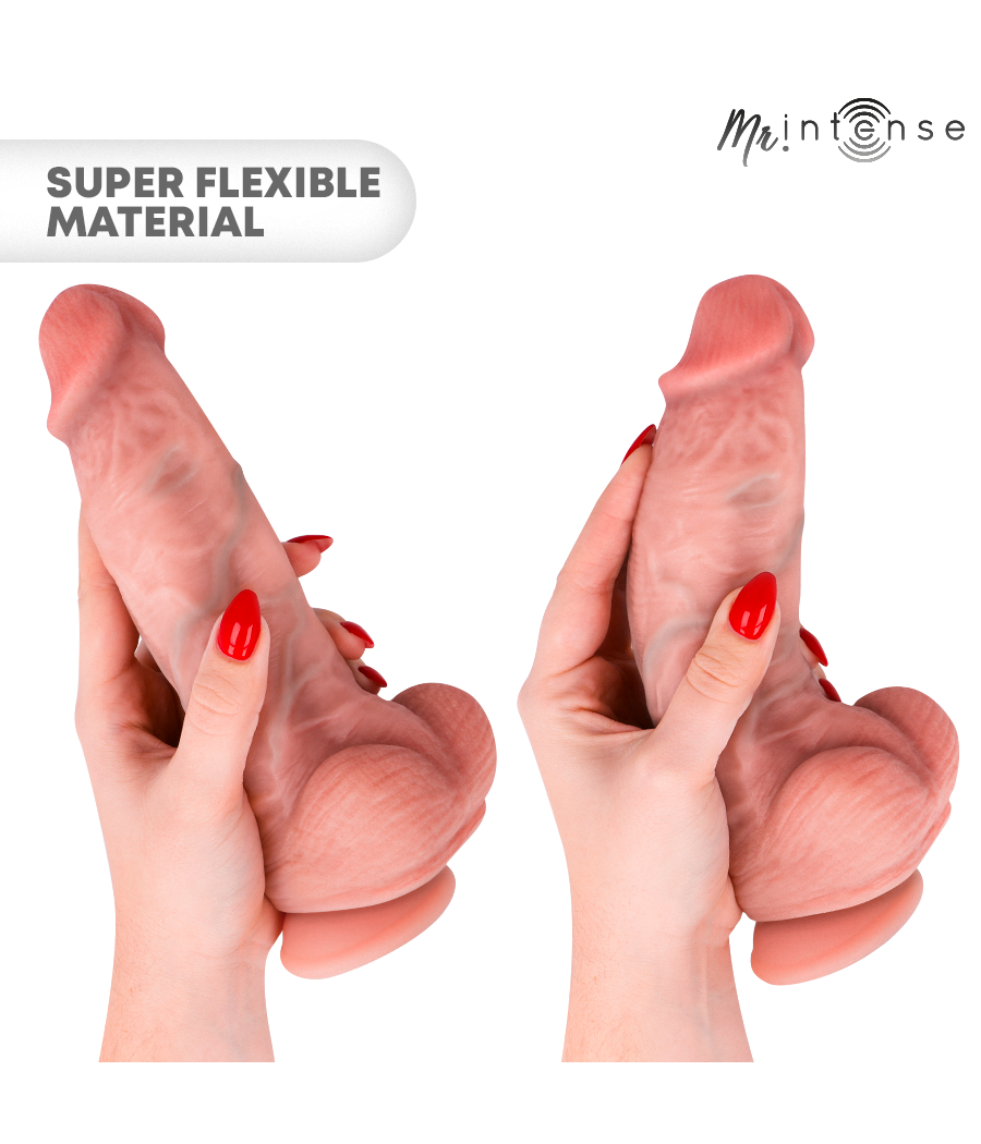 MR INTENSE - DILDO DE SILICONE SPENCER MÉDIO 23 CM -Ø- 5,7 CM