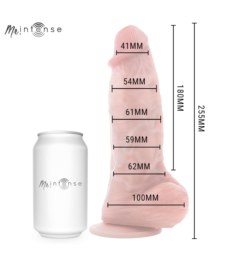 MR INTENSE - BIG PENE SPENCER DILDO SILICONA 25,5 CM -Ø- 6.2 CM