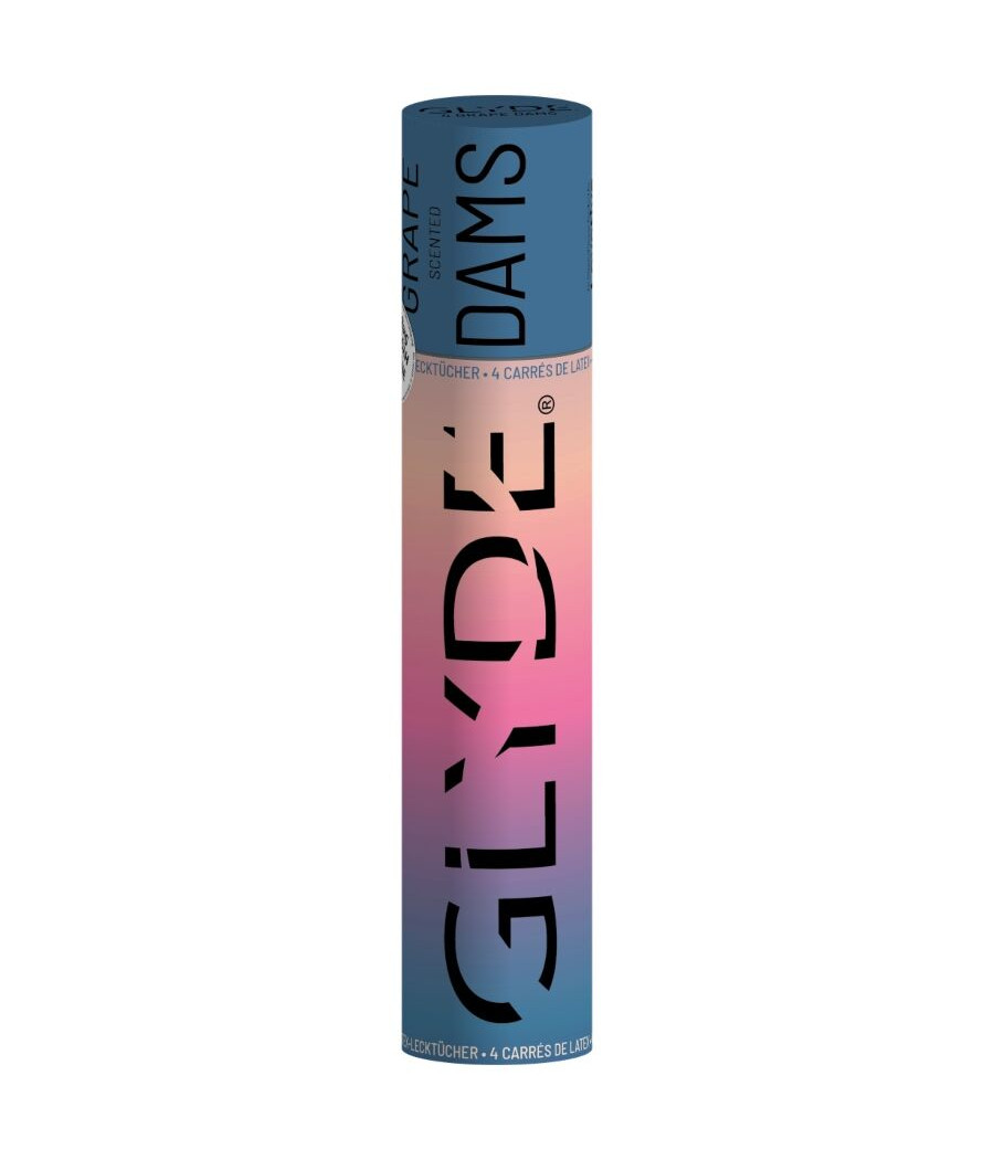 SHEER GLYDE - DAMS LAMINAS LATEX ORAL SEX GRAPES