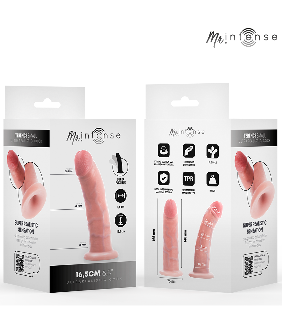 MR INTENSE - SMALL TERENCE DILDO 16.5 CM -Ø- 4.6 CM