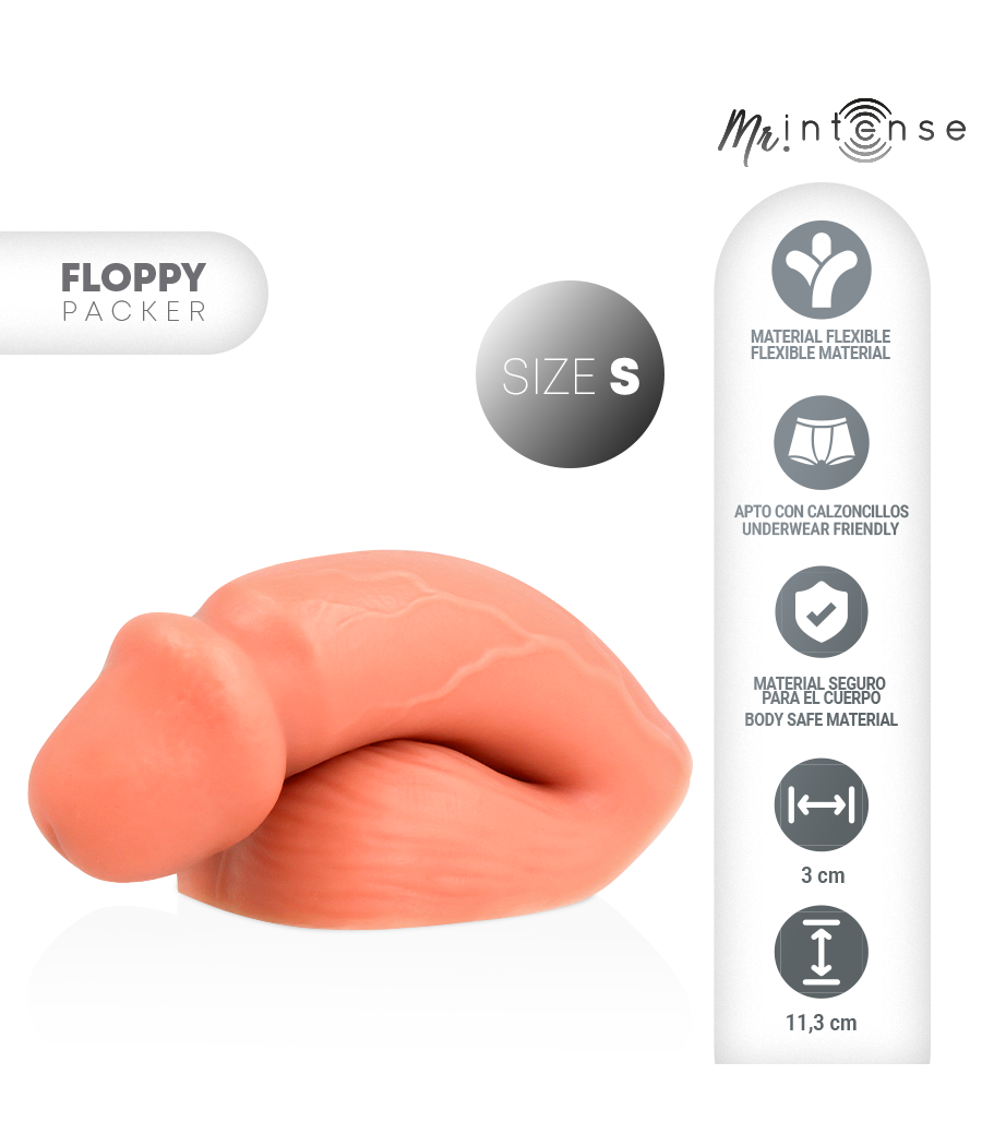 MR INTENSE - FLOPPY TALLA S PACKER REALÍSTICO