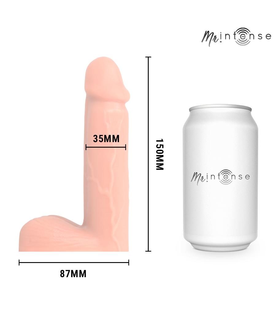 MR INTENSE - PÊNIS FLEXÍVEL TAMANHO M REALISTA