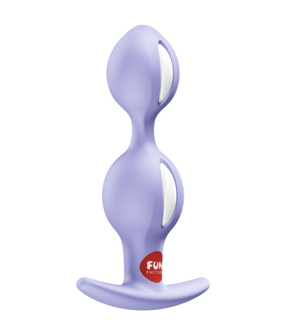 FUN FACTORY - DUO DE B-BALLS PLUG ANAL VIOLET