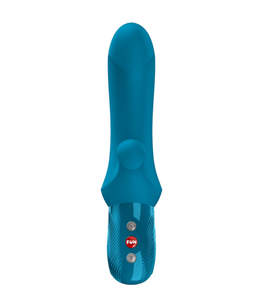 FUN FACTORY - BI STRONIC CURVE THRUSTING RABBIT PULSATORS AQUAMARINE