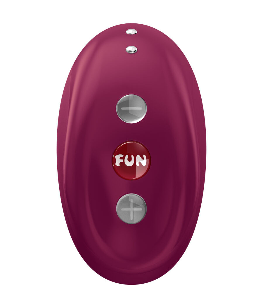 FUN FACTORY - VIBRADOR MEA AIR PULSE VERMELHO VINHO