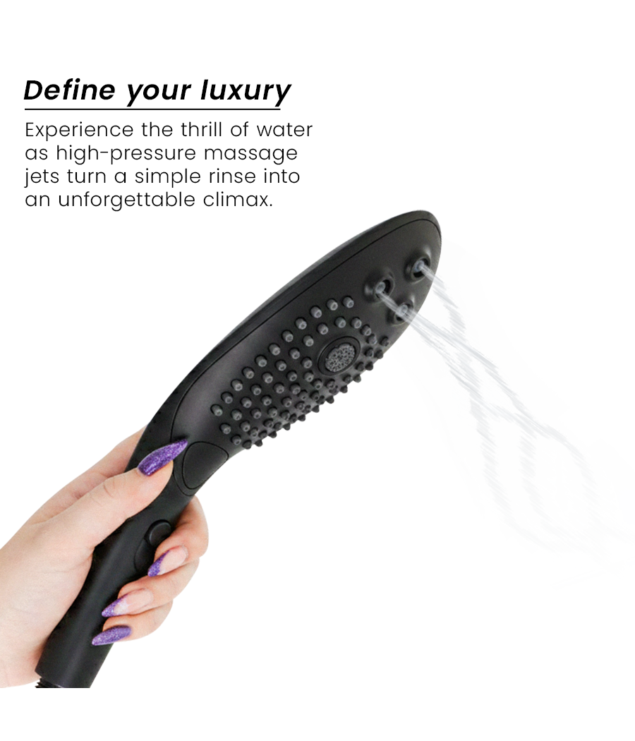 WOMANIZER - POMMEAU DE DOUCHE STIMULANT CLITORIAL WAVE NOIR
