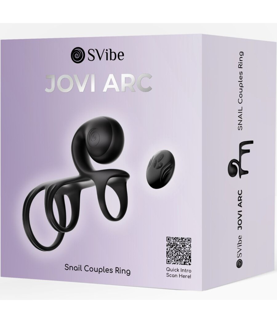 SNAIL VIBE - JOVI ARC COUPLE RING FERNBEDIENUNG SCHWARZ
