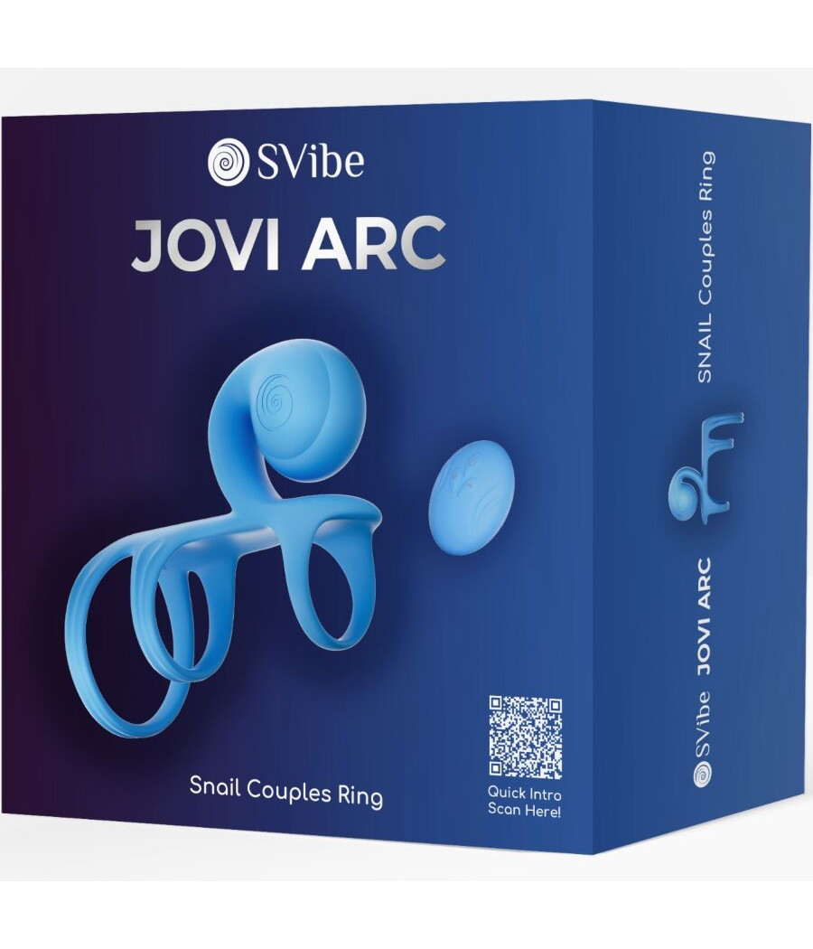 SNAIL VIBE - JOVI ARC ANNEAU DE COUPLE AVEC TÉLÉCOMMANDE BLEUE